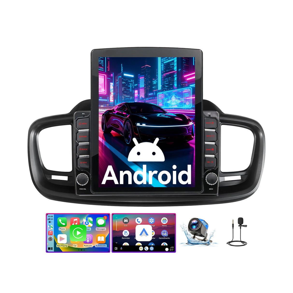 Car Stereo Compatible with Kia Sorento 2016-2020, 9.7" Wireless CarPlay/Android Auto Head Unit with GPS Navigation & Backup Camera