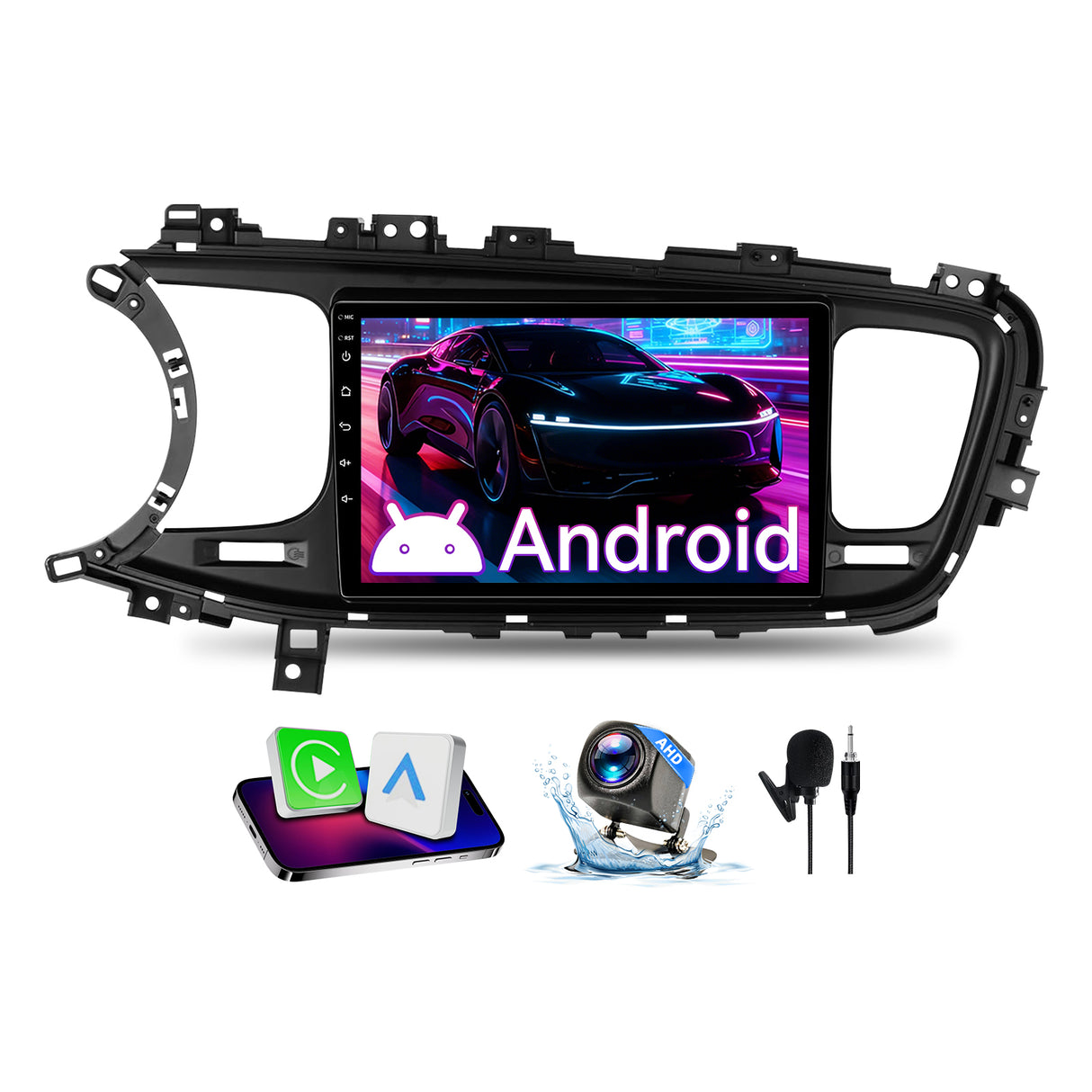 9" Android 13 Car Stereo Compatible with KIA Optima K5 2013-2015, 2+64GB Touchscreen Radio with Wireless CarPlay/Android Auto, GPS Navigation & Backup Camera