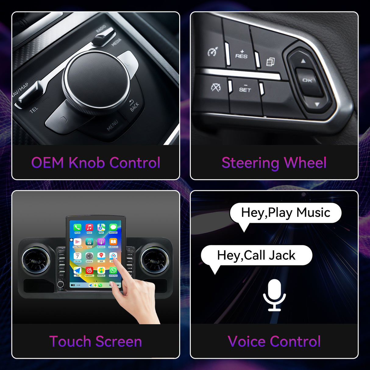 Car Radio Compatible With Mercedes-Benz Sprinter 2019-2021,4G+64G,9.7" Touch Screen Car Stereo with Wireless Carplay&Android Auto,Blue-Tooth/GPS/Navigation/FM/SWC/Mirror Link/Backup Camera