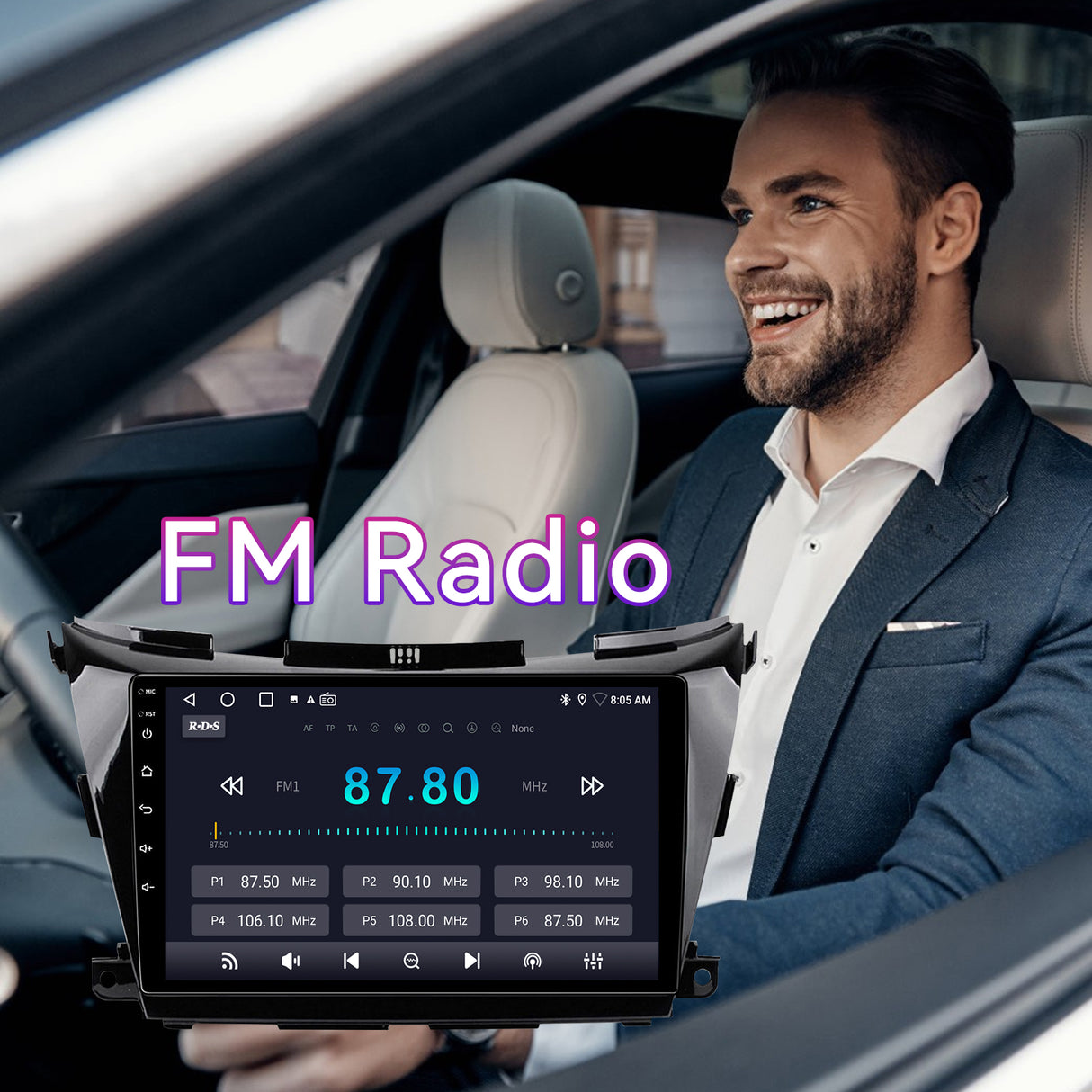 Car Stereo Compatible with Nissan Murano Z52 2014-2020, 10.1" Wireless CarPlay/Android Auto Head Unit with GPS & Backup Camera