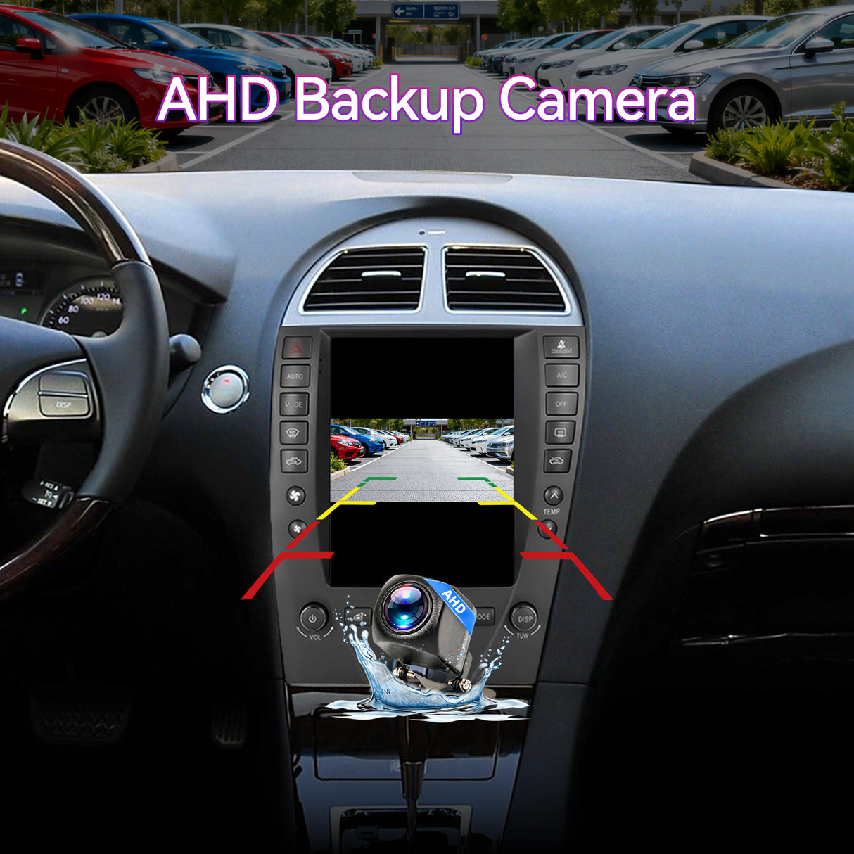 Car Radio Compatible with Lexus ES350 ES240 ES330 2006-2012,9.7''Touchscreen Head Unit Car Stereo Support Bluebooth,Wireless Carplay/Android Auto, GPS, WiFi, Backup Camera