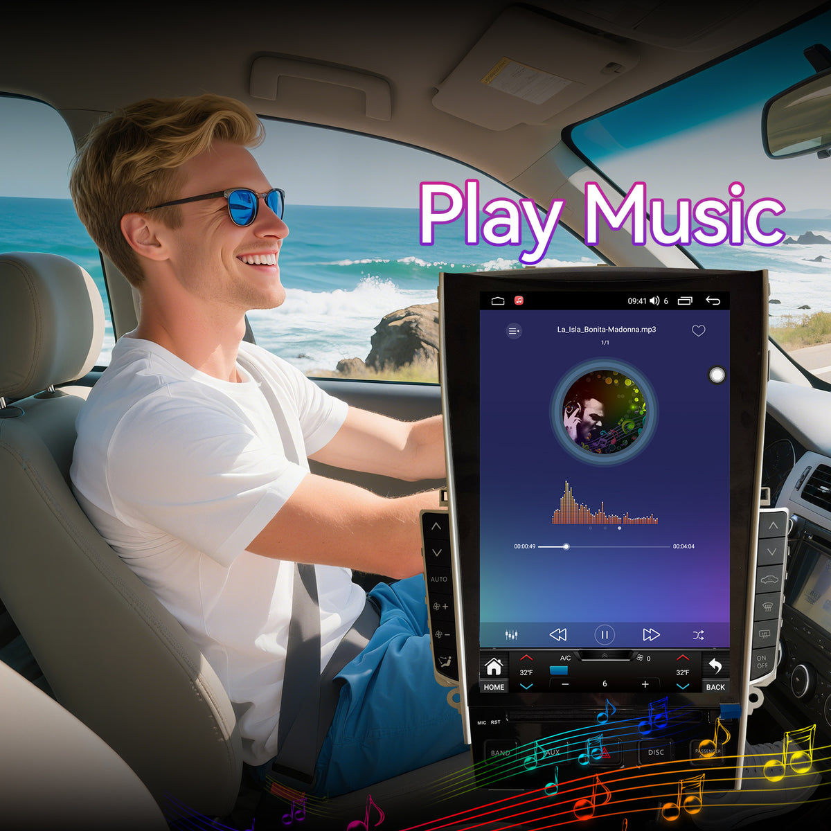 12.1" 8-Core 8G+128GB Car Stereo Compatible with Infiniti Q50 2015-2019, Wireless CarPlay/Android Auto Head Unit with DSP & GPS Navigation
