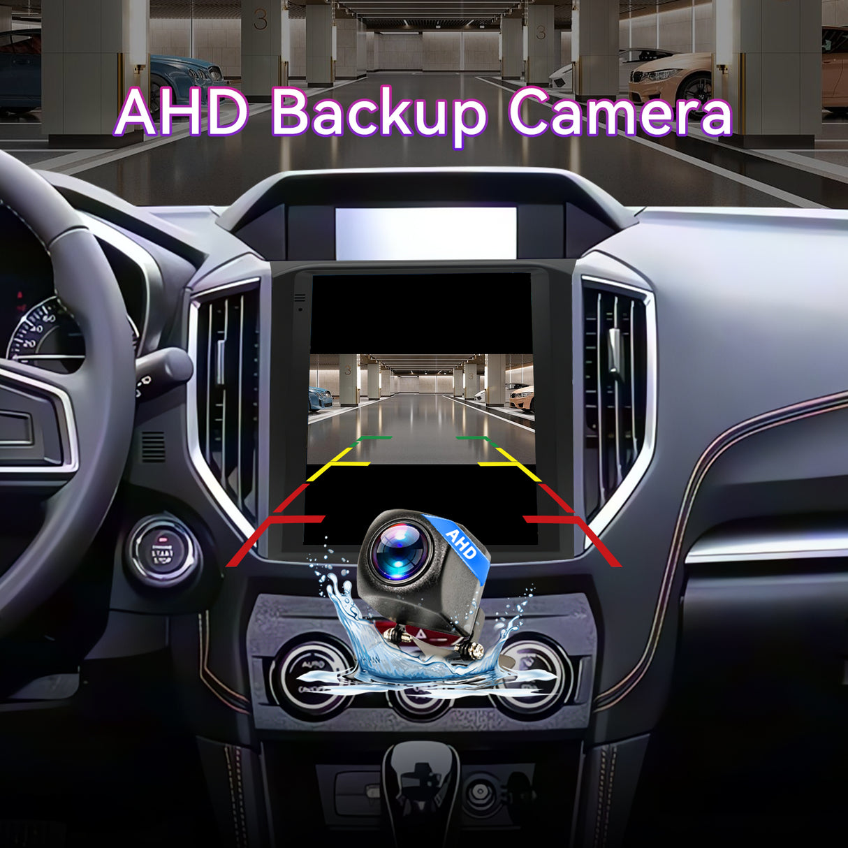 Car Radio Compatible With Subaru XV/Crosstrek 2018–2021,4G+64G,9.7" Touch Screen Car Stereo with Wireless Carplay&Android Auto,FM/GPS/SWC/Mirror Link/Backup Camera