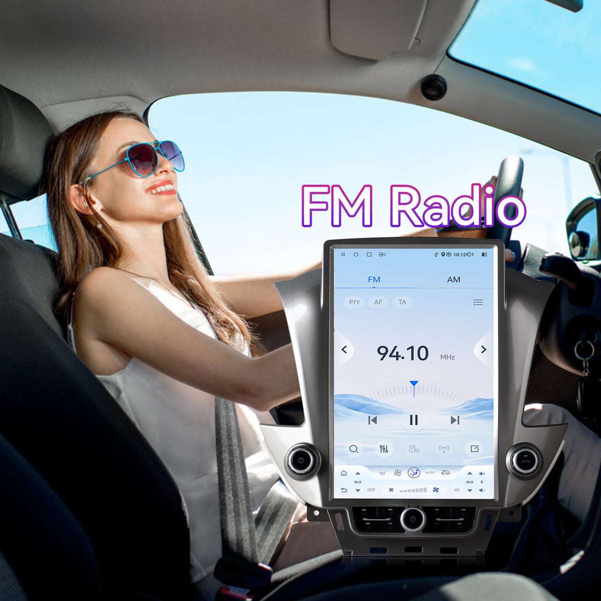 14.5" 2K IPS | 8-Core 8G+128G | Car Stereo Compatible with Chevy Suburban/Tahoe & GMC Yukon 2014-2020 (OEM 8" Only), Wireless CarPlay/Android Auto, GPS