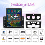 9.7" 4GB+64GB Car Stereo Compatible with Dodge Ram 1500/2500/3500 2013-2018 — Wireless CarPlay/Android Auto, GPS & Backup Camera