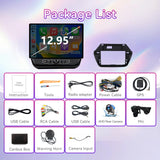 13" Touchscreen Android Car Stereo Compatible with Chevrolet Camaro 2016-2019, 4GB+64GB Wireless CarPlay/Android Auto Head Unit with Physical Knobs & Backup Camera