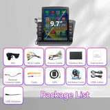 9.7" Touchscreen Radio Compatible with Honda Civic 2012-2015 — Wireless CarPlay, GPS & AHD Backup Camera Included
