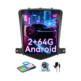 9.7" Android 13 Car Stereo Compatible with Chevy Cruze 2009-2014, 2+64GB Head Unit with Wireless CarPlay/Android Auto, GPS SWC FM Backup Camera