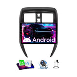 10" Android 13 Touchscreen Radio Compatible with Nissan Versa Sedan 2015-2019 — Wireless CarPlay, GPS & Backup Camera Included