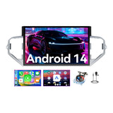 14.6''2K IPS Touch Screen Car Stereo Radio Compatible with Toyota Tundra 2022-2024.4G+64G,Wireless Carplay＆Android Auto/AM/FM/4G, GPS Navigation Multimedia Player Head Unit