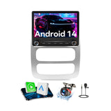 Car Stereo Radio Compatible with Dodge RAM 1500 2500 3500 2002-2005,Android 14，4+64G,9 Inch Touchscreen Head Unit Support WiFi/Bluetooth/Wireless Carplay Android Auto/GPS/Mirror Link