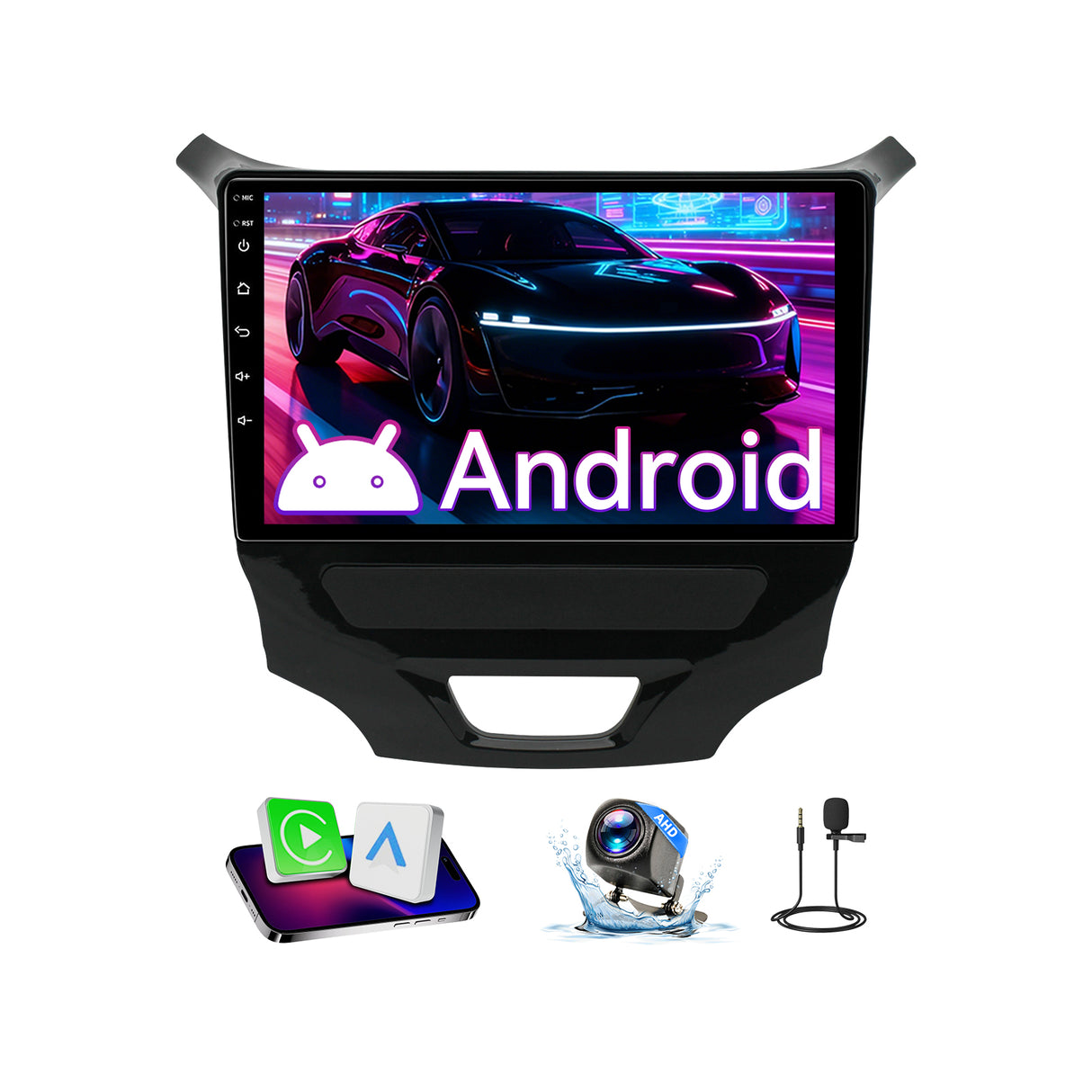 Car Stereo Compatible with Chevy Cruze 2016-2020, 9" Wireless CarPlay/Android Auto Head Unit with GPS Navigation & Backup Camera