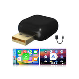 ULhome Wireless CarPlay Adapter & Android Auto Dongle, Fast Auto-Connect, Compact Plug & Play Wireless CarPlay Converter for iPhone & Android, USB/USB-C, No Delay, Seamless Reconnection