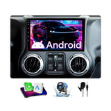 10.1" Touchscreen Radio Compatible with Jeep Wrangler/Unlimited JK 2007-2018.Dodge Ram Pickup 1500/2500/3500 2009-2012. Wireless CarPlay/Android Auto, GPS Navigation & Backup Camera