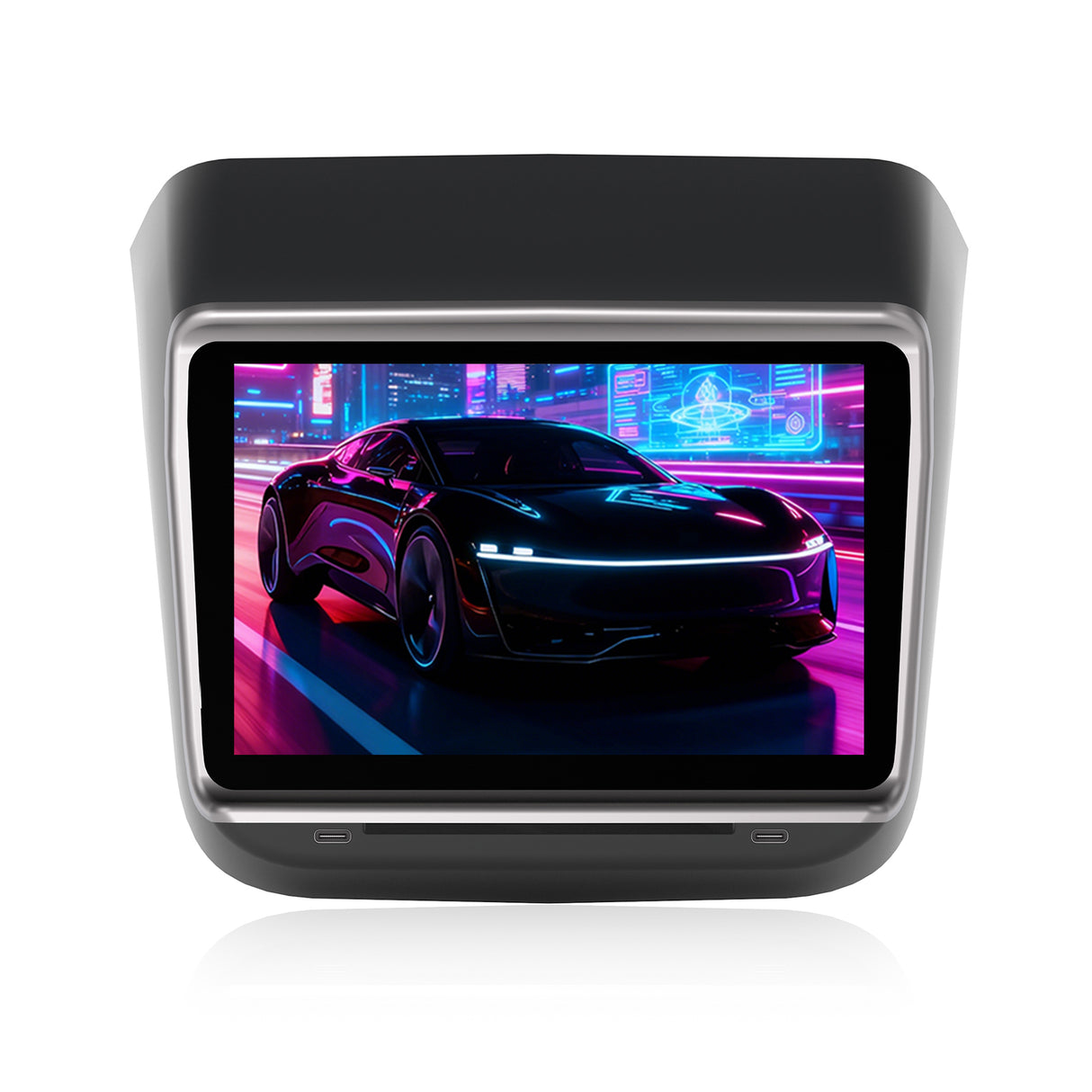 7.2" Rear Touchscreen Display Compatible with Tesla Model 3(2017-2023)/Y(2019-2024)  | CarPlay/Android Auto, Climate & Seat Heater Control – 4GB/32GB