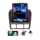 Car Radio Compatible With Mercedes Benz S-Class W220 1998-2005,4G+64GB,9.7" Touch Screen Car Stereo with Wireless Carplay Android Auto,FM/GPS/SWC/Mirror Link/Backup Camera