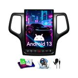 Qualcomm 8-Core Android Car Stereo Compatible with Jeep Grand Cherokee 2014-2021, 12.1" Vertical 2K Touchscreen with Wireless CarPlay/Android Auto, DSP & GPS
