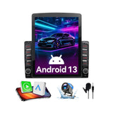 Car Radio Compatible with Toyota Tundra 2014-2021,4G+64G,9.7" Touch Screen Car Stereo with Wireless Carplay&Android Auto,FM/GPS/SWC/Mirror Link/Backup Camera