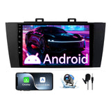 9" Car Stereo Compatible with Subaru Legacy & Outback 2015-2018, 2+64GB Touchscreen Radio with Wireless CarPlay/Android Auto/Screen Mirroring, GPS Navigation & Backup Camera