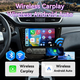 Car Stereo Radio Compatible with Nissan Rogue 2014-2018 (Manual AC Only),10.1" Wireless CarPlay/Android Auto Head Unit with GPS & Backup Camera