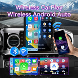 Car Stereo Compatible with Toyota Tacoma 2016-2022, 9.7" 2GB+64GB Wireless CarPlay/Android Auto Head Unit with GPS & 1080P Backup Camera