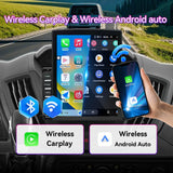 Car Stereo Compatible with Ford Transit 2013-2019, 9.7" Wireless CarPlay/Android Auto Head Unit with GPS Navigation & Backup Camera