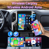 ULHOME 12.1" Touchscreen Car Stereo Radio Compatible with Chevy Silverado/GMC Sierra 2019-2022, 8-Core 4G+64G Head Unit with Wireless CarPlay/Android Auto, GPS Navigation & Multimedia Player