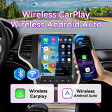 Car Stereo Compatible with Jeep Grand Cherokee 2014-2017, 9.7" 4GB+64GB Wireless CarPlay/Android Auto Head Unit with GPS & Backup Camera
