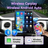 Car Radio Compatible with Toyota Tundra 2014-2021,4G+64G,9.7" Touch Screen Car Stereo with Wireless Carplay&Android Auto,FM/GPS/SWC/Mirror Link/Backup Camera