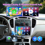 9" Android 13 Touchscreen Radio Compatible with Toyota Highlander 2000-2007 — Wireless CarPlay, GPS & Backup Camera Included