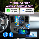 Car Radio Compatible With Nissan Versa 2007-2011 / Tiida 2007-2011,9.7''Touch Screen Car Stereo with Wireless Carplay&Android Auto,FM/GPS/SWC/Mirror Link/Backup Camera
