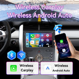 Car Stereo Compatible with Ford Edge 2010-2014, 9" 2GB+64GB Wireless CarPlay/Android Auto Head Unit with GPS Navigation & Backup Camera