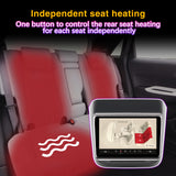 7.2" Rear Touchscreen Display Compatible with Tesla Model 3(2017-2023)/Y(2019-2024)  | CarPlay/Android Auto, Climate & Seat Heater Control – 4GB/32GB