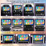 10.1" Touchscreen Radio Compatible with Jeep Wrangler/Unlimited JK 2007-2018.Dodge Ram Pickup 1500/2500/3500 2009-2012. Wireless CarPlay/Android Auto, GPS Navigation & Backup Camera