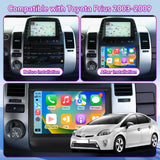 9" Car Stereo Compatible with Toyota Prius 2003-2009, Wireless CarPlay/Android Auto, 2GB+64GB Android 14 Head Unit with GPS Navigation, SWC & Backup Camera