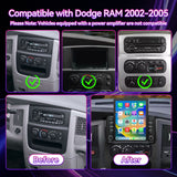 Car Stereo Radio Compatible with Dodge Ram 1500/2500/3500 2002-2005, 9.7" Touchscreen  Wireless CarPlay/Android Auto Head Unit with GPS & Backup Camera