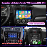 9 Inch Car Stereo Compatible with Subaru Forester WRX Impreza 2013-2015, 2GB+64GB Touch Screen Radio with Wireless CarPlay/Android Auto, GPS Navigation, WiFi, Bluetooth, Backup Camera & SWC