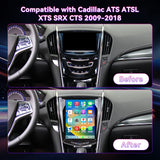 Car Radio Stereo Compatible with Cadillac ATS ATSL XTS SRX CTS 2009-2018. 9.7" Screen Stereo Replacement with Wireless Carplay Android Auto GPS Bluetooth FM DSP SWC Backup Camera