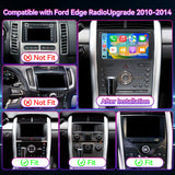 Car Stereo Compatible with Ford Edge 2010-2014, 9" 2GB+64GB Wireless CarPlay/Android Auto Head Unit with GPS Navigation & Backup Camera