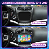 9" Android 13 Touchscreen Radio Compatible with Dodge Journey 2011-2019 — Wireless CarPlay, GPS & Backup Camera Included