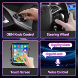 8-Core Android Car Stereo Compatible with Toyota Alphard A20 2008-2012, 12.1" Vertical 2K Touchscreen with Wireless CarPlay/Android Auto, DSP & GPS