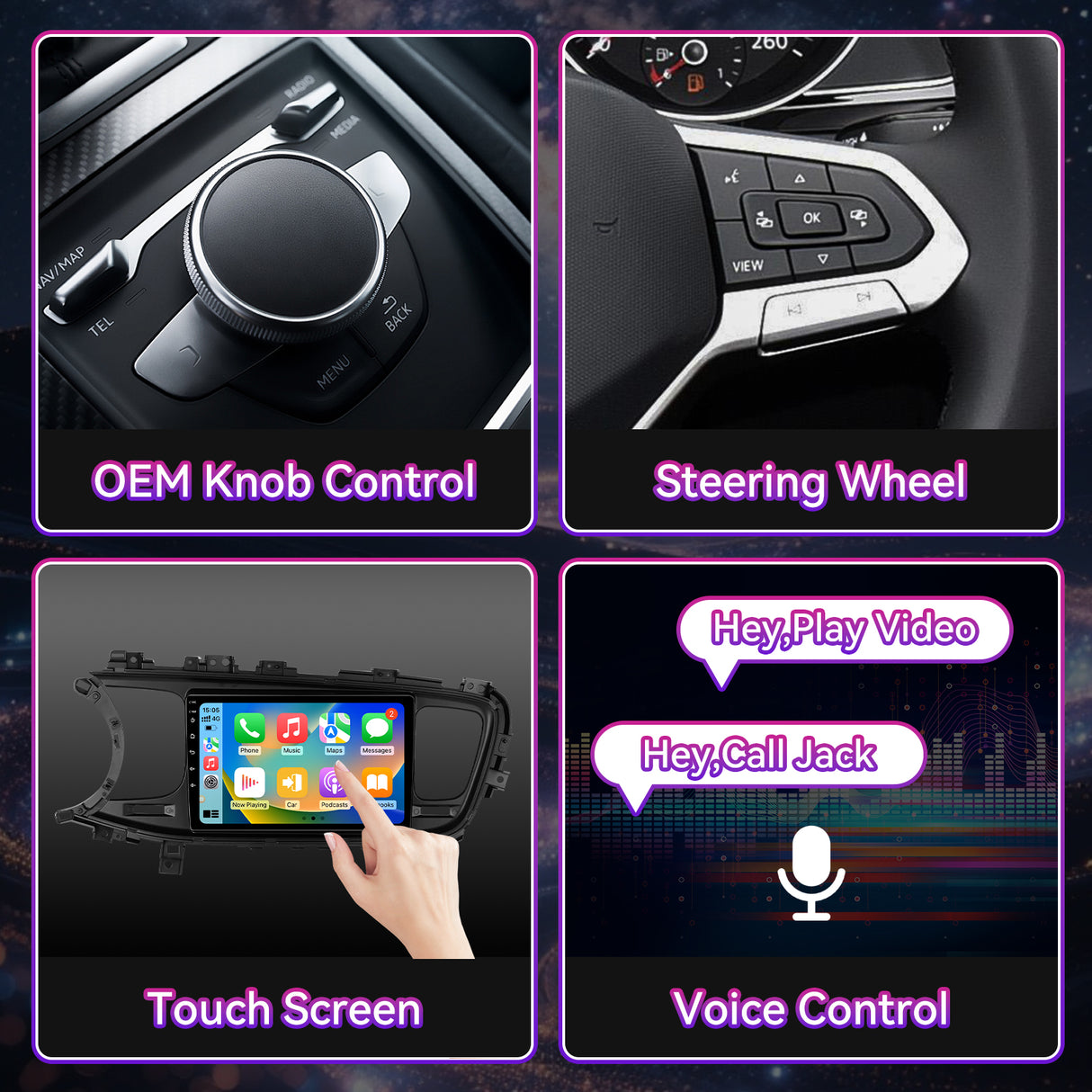 9" Android 13 Car Stereo Compatible with KIA Optima K5 2013-2015, 2+64GB Touchscreen Radio with Wireless CarPlay/Android Auto, GPS Navigation & Backup Camera