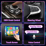 13" Touchscreen Android Car Stereo Compatible with Chevrolet Camaro 2016-2019, 4GB+64GB Wireless CarPlay/Android Auto Head Unit with Physical Knobs & Backup Camera