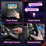 Car Stereo Compatible with Ford Edge 2010-2014, 9" 2GB+64GB Wireless CarPlay/Android Auto Head Unit with GPS Navigation & Backup Camera