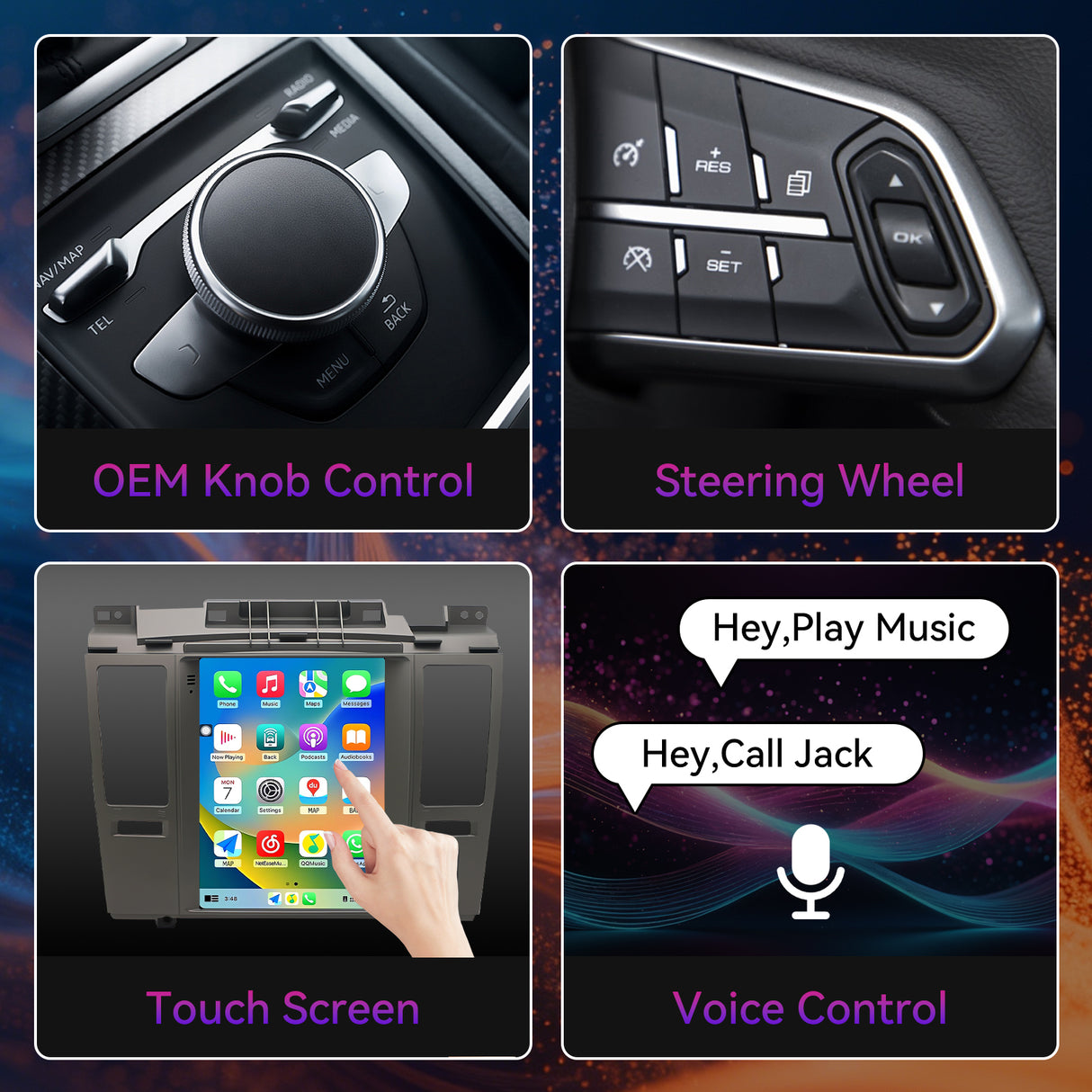 Car Radio Compatible With Nissan Versa 2007-2011 / Tiida 2007-2011,9.7''Touch Screen Car Stereo with Wireless Carplay&Android Auto,FM/GPS/SWC/Mirror Link/Backup Camera