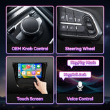 Car Stereo Radio Compatible with Nissan Rogue 2014-2018 (Manual AC Only),10.1" Wireless CarPlay/Android Auto Head Unit with GPS & Backup Camera