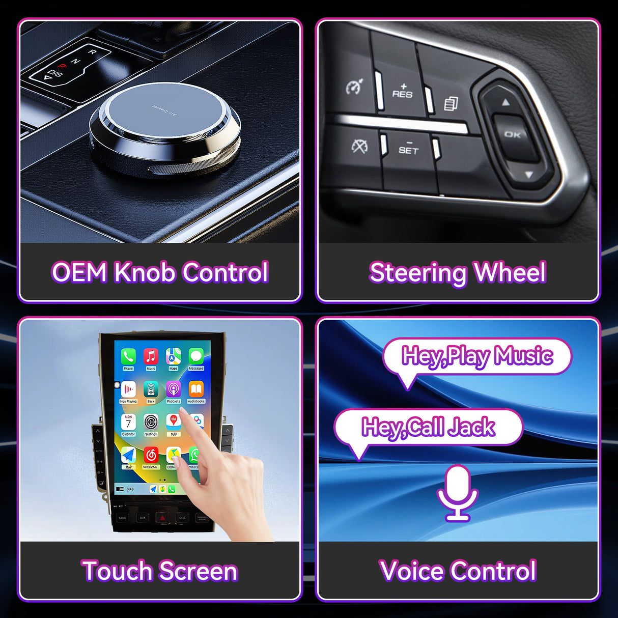 12.1" 8-Core 8G+128GB Car Stereo Compatible with Infiniti Q50 2015-2019, Wireless CarPlay/Android Auto Head Unit with DSP & GPS Navigation