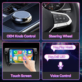 Car Stereo Compatible with Toyota Tundra 2006-2013 & Sequoia 2013-2019, 9" Wireless CarPlay/Android Auto Head Unit with GPS & Backup Camera