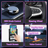Android 14 Car Stereo Compatible with Ford F150 2009-2012 (Manual AC Only), 9.7" Wireless CarPlay/Android Auto Head Unit with GPS & 1080P Backup Camera