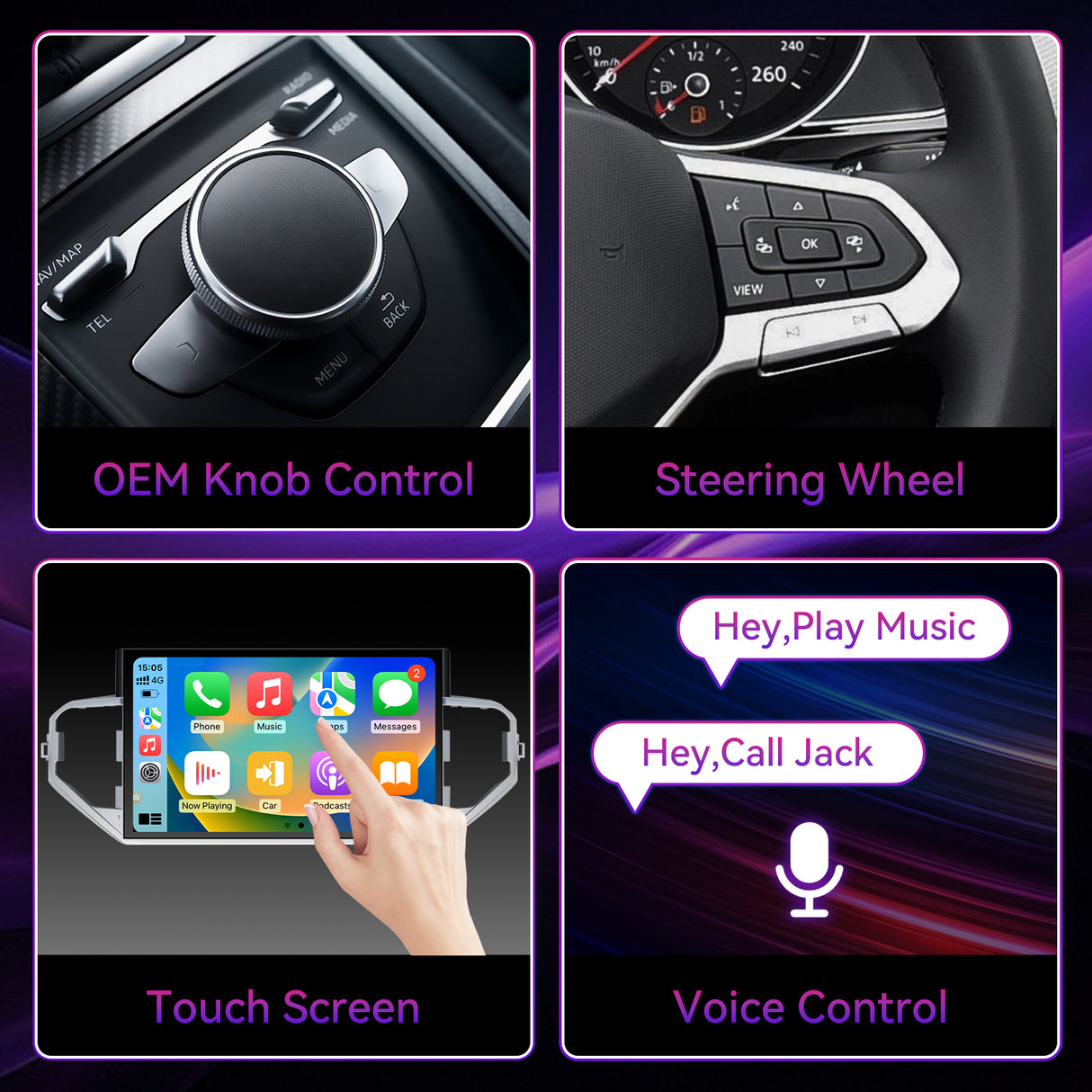 14.6''2K IPS Touch Screen Car Stereo Radio Compatible with Toyota Tundra 2022-2024.4G+64G,Wireless Carplay＆Android Auto/AM/FM/4G, GPS Navigation Multimedia Player Head Unit